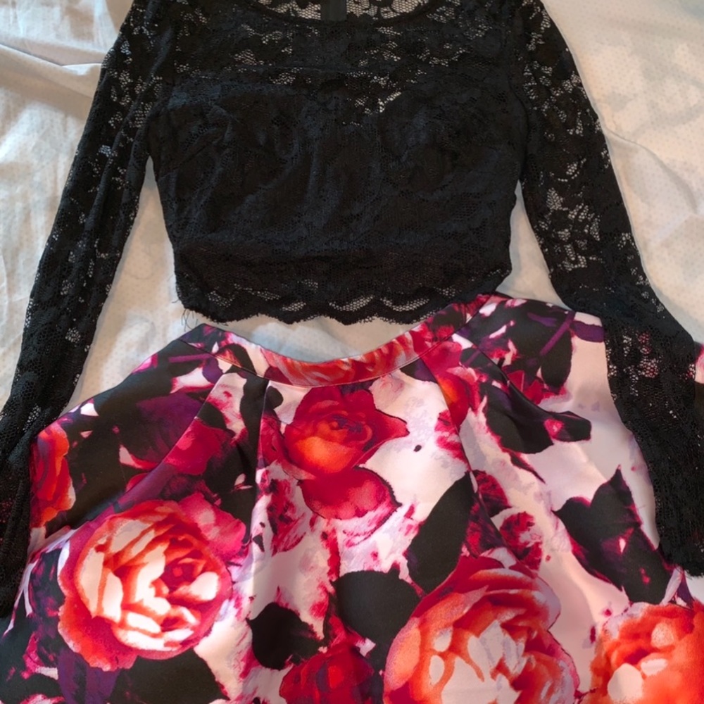 B. Smart two piece homecoming dress